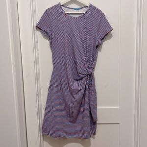 J.McLaughlin ladies XL summer dress.Perfect for July 4th.Red white & blue stripe